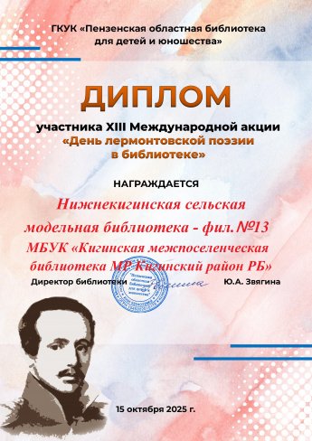 Диплом участника