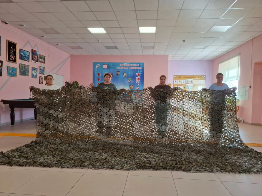 Плетем маскировочные сети